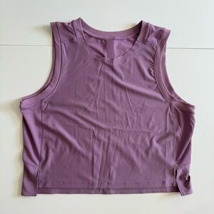 Lululemon Mesh Back Cropped Train Tank